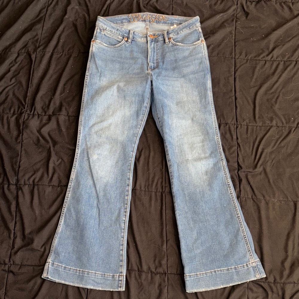 Wrangler Light Blue Flare Women's Jeans